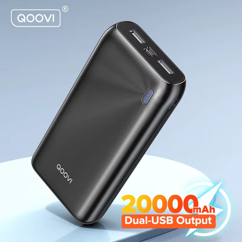 20000Mah Power Bank Ultra-Thin Portable Charger for Iphone 15 Xiaomi Samsung Huawei External Battery 10000 Mah Powerbank