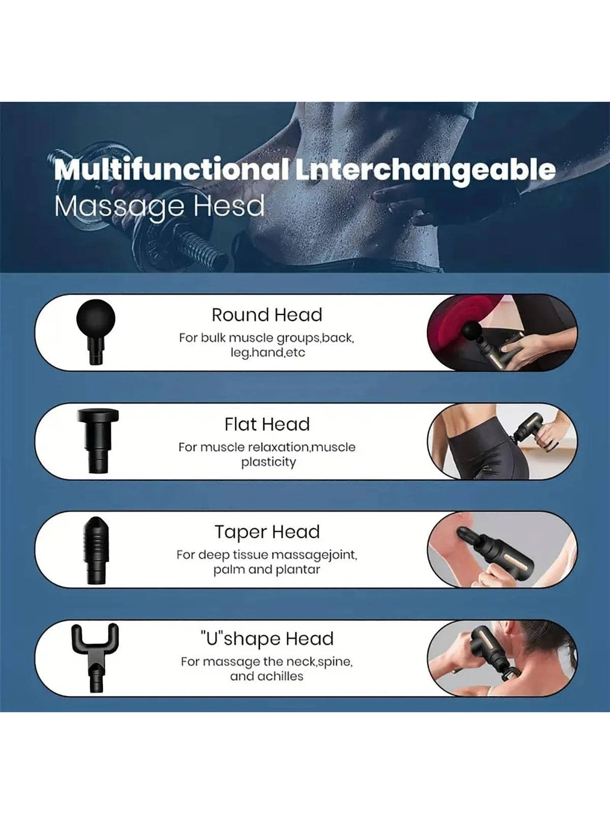1Pc Fascial Gun, Modern Mini Massage Gun for Relaxation