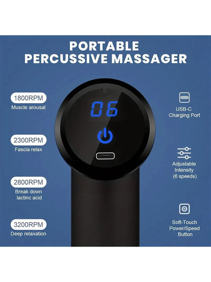 1Pc Fascial Gun, Modern Mini Massage Gun for Relaxation